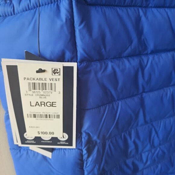 Club Room Men's Packable Lightweight Insulated Puffer Vest NWT Sz L - Picture 5 of 9